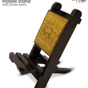 Handmade Ethinic Mobile Stand With Brass Work (1)